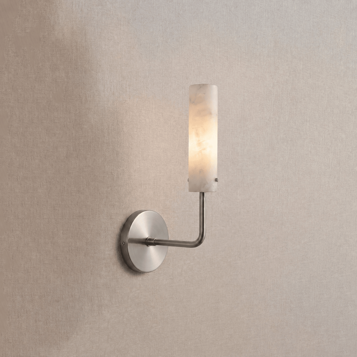 Alabaster Wall Light White Shade Brass Black and Nickel E27 Bedroom Hallway Living Room Sconce 7