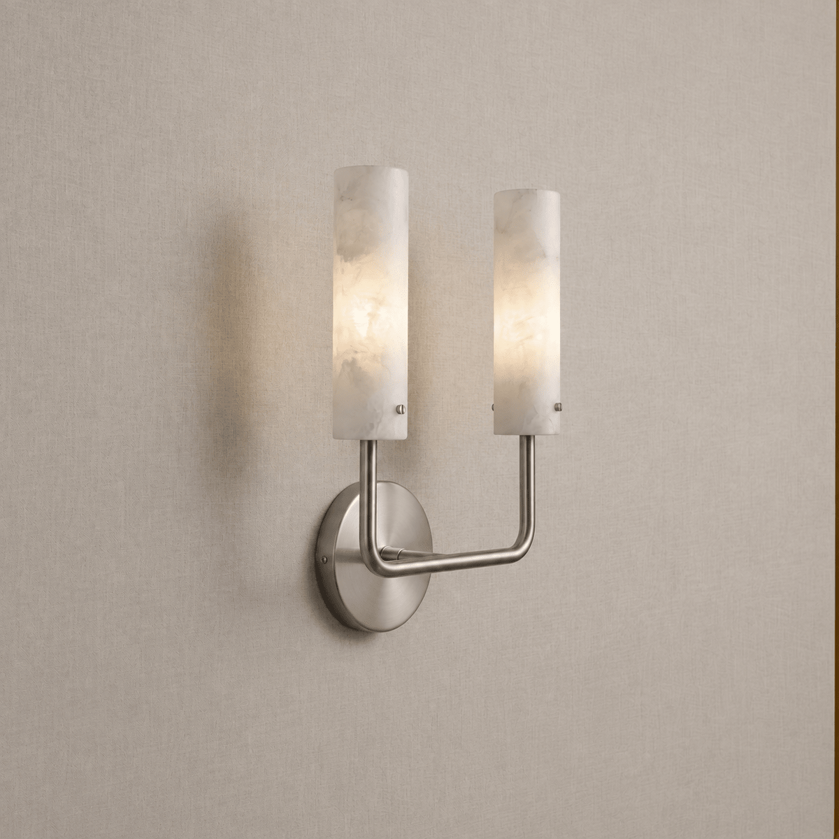 Alabaster Wall Light White Shade Brass Black and Nickel E27 Bedroom Hallway Living Room Sconce 8