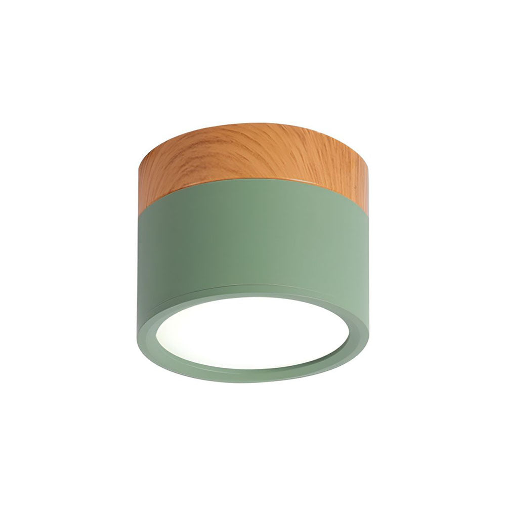 Ceiling Light Aluminium Compact Integrated LED White and Warm Light Black Pink Blue Green Grey 15
