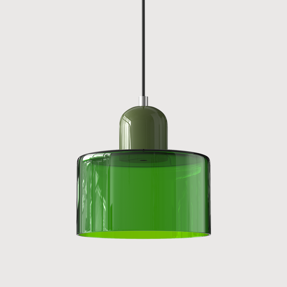 Colorful Glass Adjustable Pendant Light - Modern Design 14