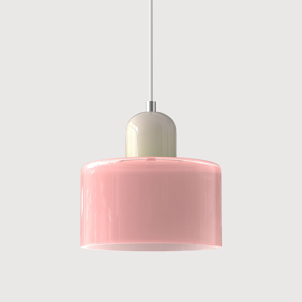 Colorful Glass Adjustable Pendant Light - Modern Design 18