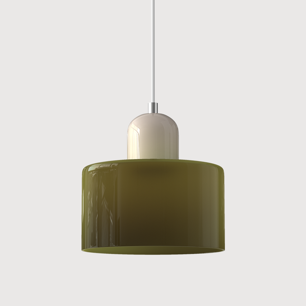 Colorful Glass Adjustable Pendant Light - Modern Design 19
