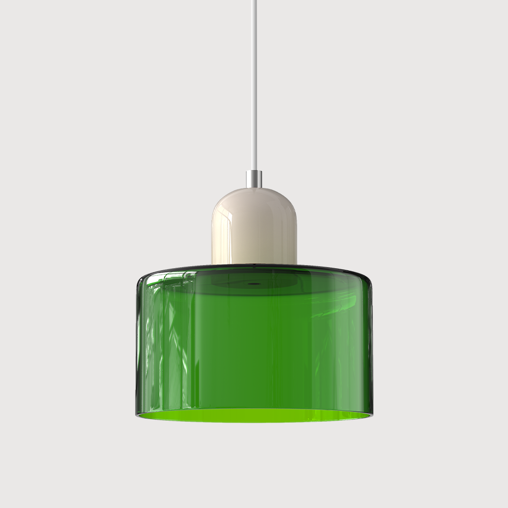 Colorful Glass Adjustable Pendant Light - Modern Design 20