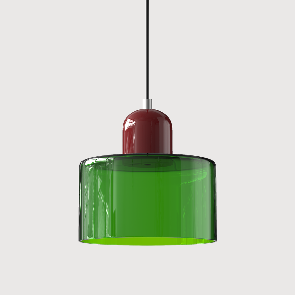 Colorful Glass Adjustable Pendant Light - Modern Design 23