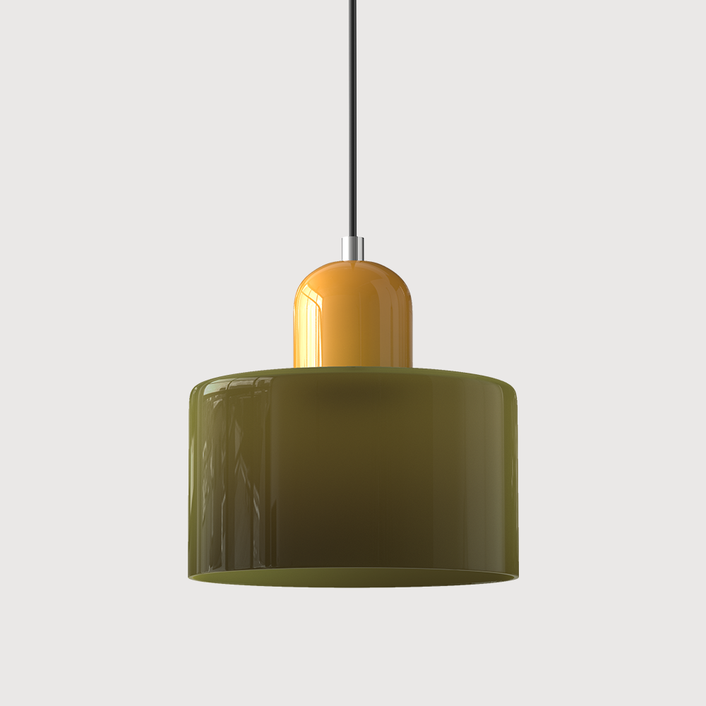 Colorful Glass Adjustable Pendant Light - Modern Design 30