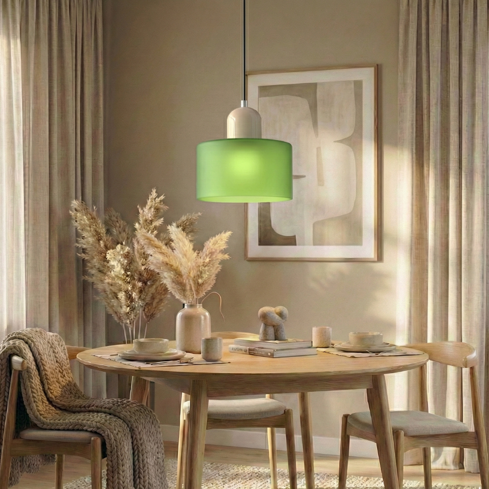 Colorful Glass Adjustable Pendant Light - Modern Design 33
