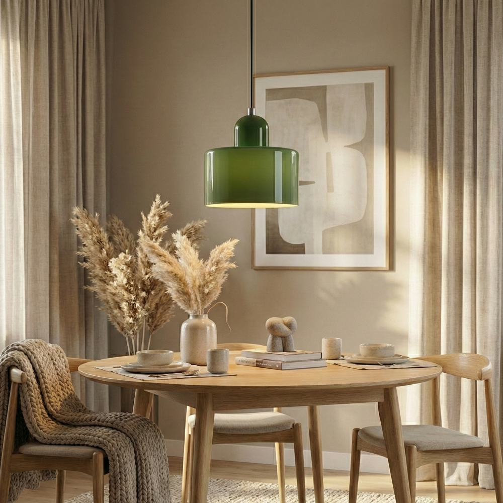 Colorful Glass Adjustable Pendant Light - Modern Design 4