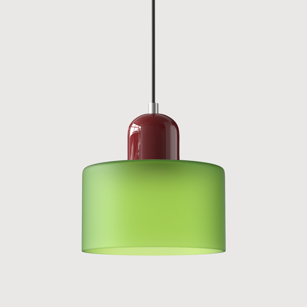 Colorful Glass Adjustable Pendant Light - Modern Design 9