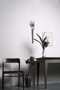 Aldersteel Walnut Slimline Wall Vase