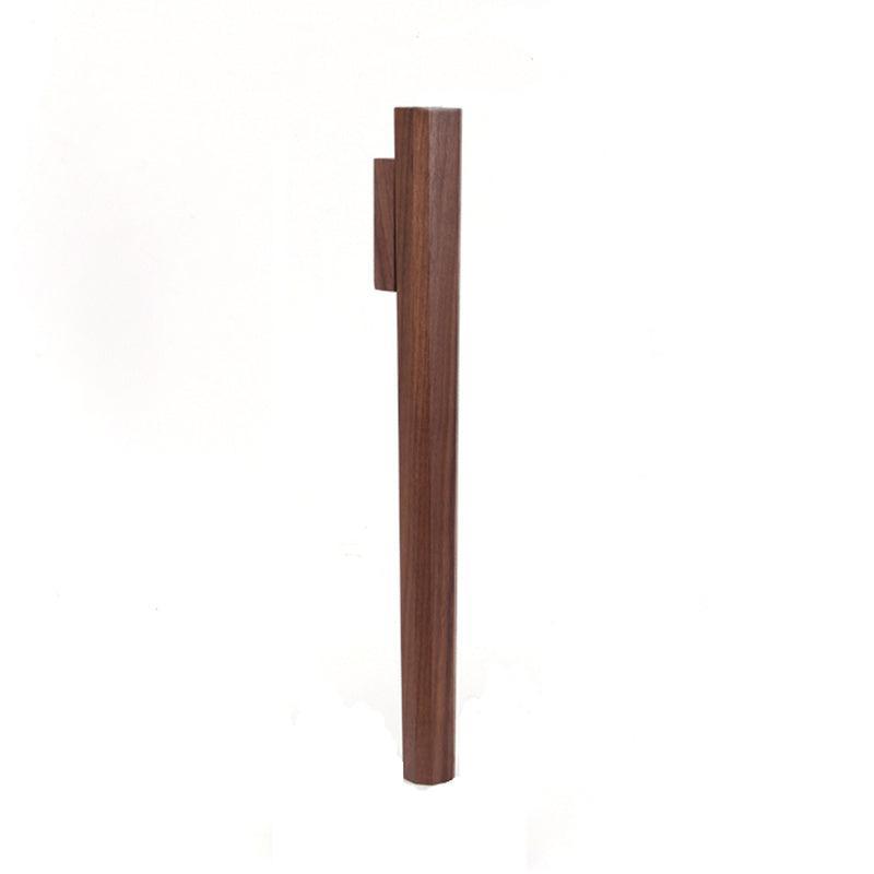 Aldersteel Solid Walnut Slimline Wall Vase – Minimalist Timber Mounted Vase