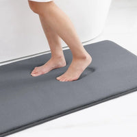 Aldersteel Velvet Memory Foam Bath Mat