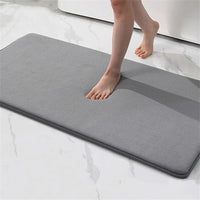 Aldersteel Velvet Memory Foam Bath Mat
