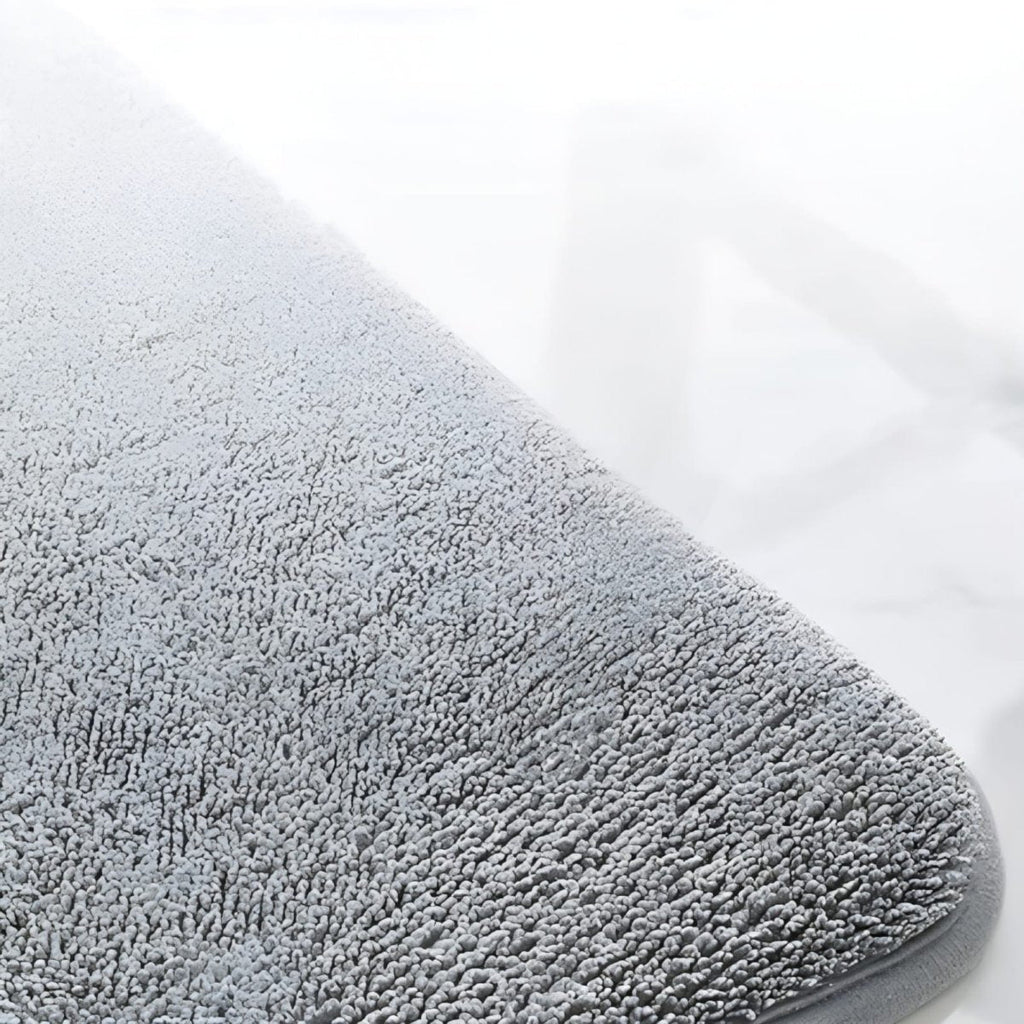 Aldersteel Velvet Memory Foam Non-Slip Bath Mat – Super Absorbent Bathroom Rug