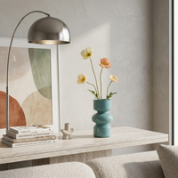 Aldersteel Stacked Bubble Glass Vase