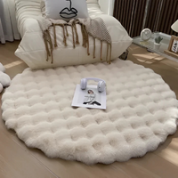 Aldersteel Cloud Fleece Round Rug