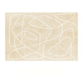 Aldersteel Japanese Abstract Line Art Plush Rug – Minimalist Non-Slip Area Rug