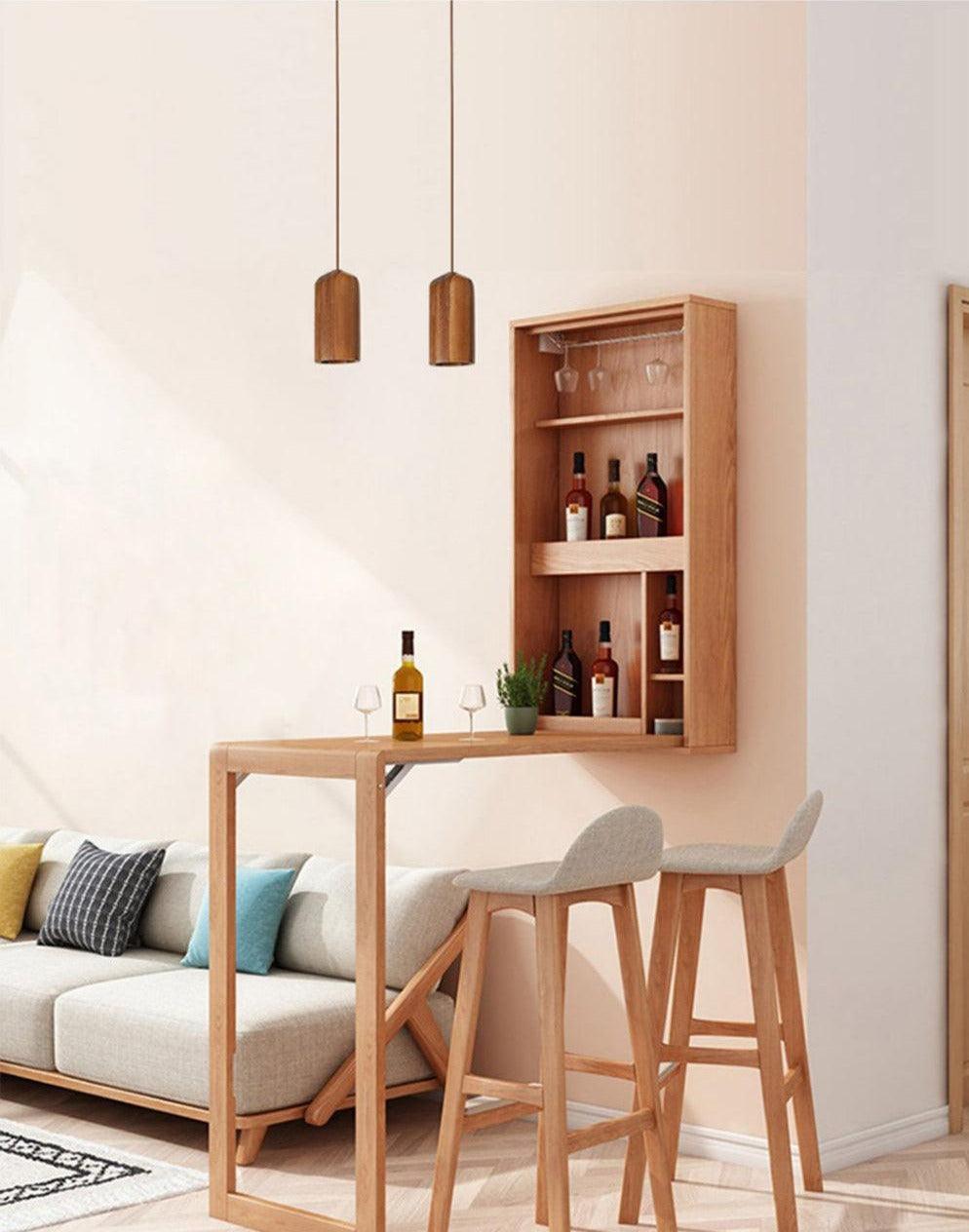 Aldersteel Solid Wood Cone Pendant Light – Minimalist Timber Hanging Lamp