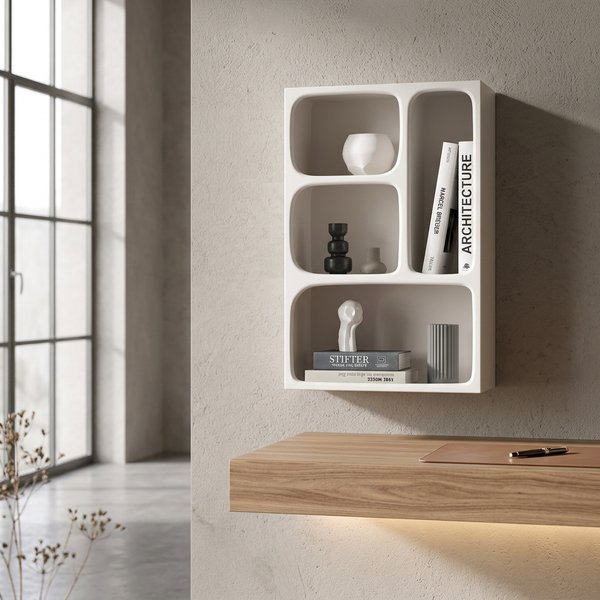 Aldersteel Arched Alcove Wall Shelf