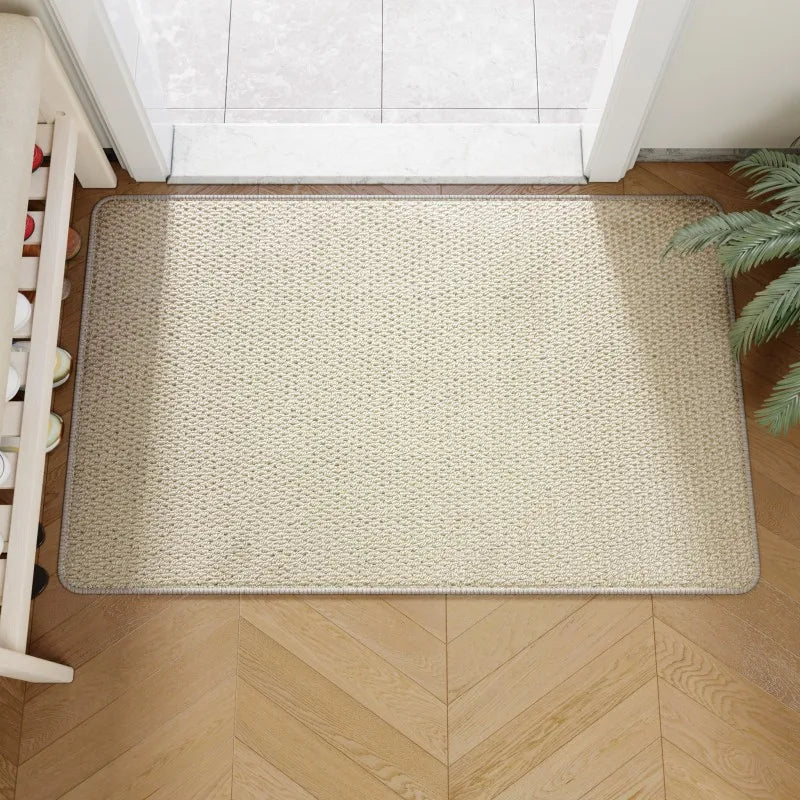 Aldersteel Faux Jute Woven Doormat – Non-Slip Weather Resistant Entry Mat