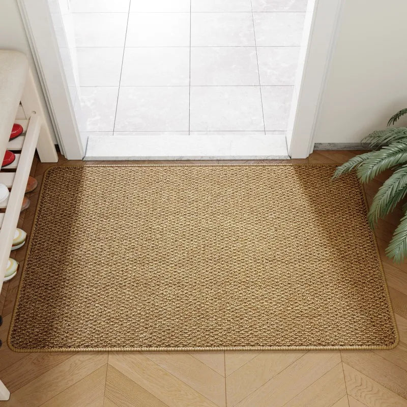 Aldersteel Faux Jute Woven Doormat – Non-Slip Weather Resistant Entry Mat