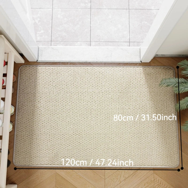Aldersteel Faux Jute Woven Doormat – Non-Slip Weather Resistant Entry Mat