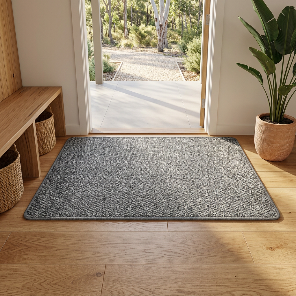 Aldersteel Faux Jute Woven Doormat – Non-Slip Weather Resistant Entry Mat