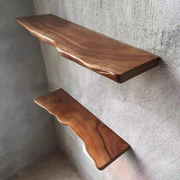 Aldersteel Live Edge Feature Shelf