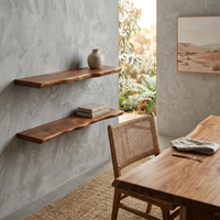 Aldersteel Live Edge Feature Shelf