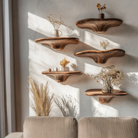 Aldersteel Mushroom Floating Shelf