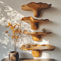 Aldersteel Mushroom Wall Shelf