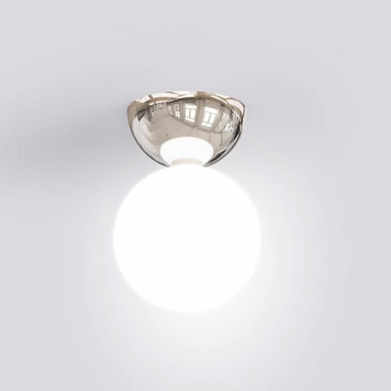 Flush Mount Ceiling Light Metal and Glass G9 Red Green and Chrome Warm and Cold White Bedroom Indoor 5