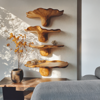 Aldersteel Mushroom Wall Shelf