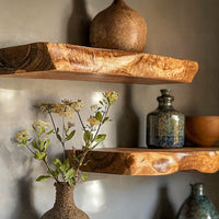 Aldersteel Walnut Live Edge Shelf