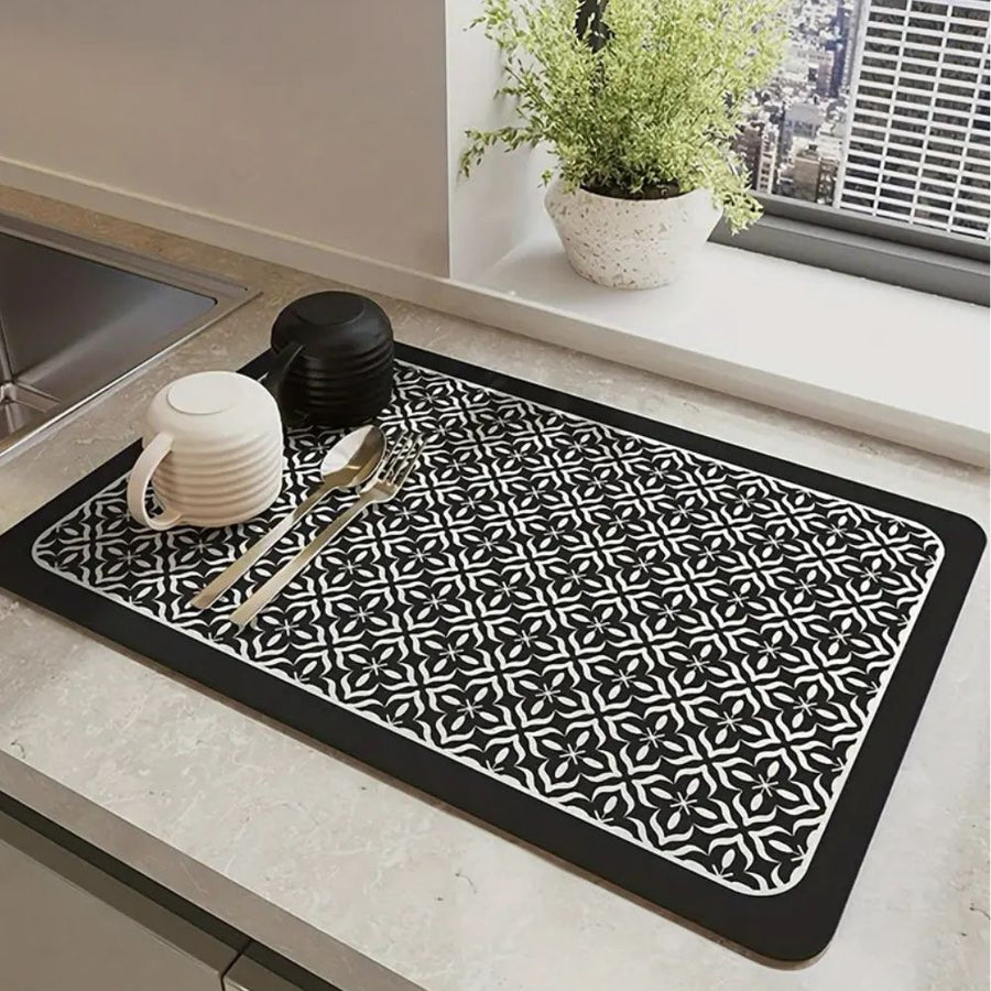 Aldersteel Kintsugi Mandala Kitchen Drying Mat