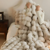 Aldersteel Ribbed Fleece Throw Blanket