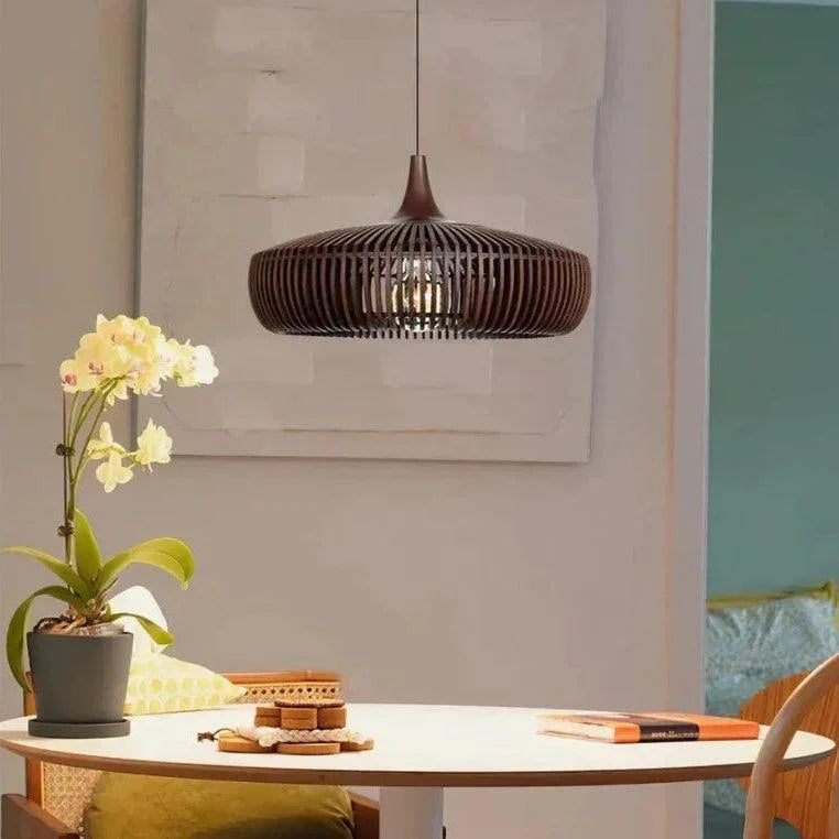 Minimalist Pendant Light Solid Wood Scandinavian Design 3