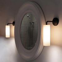 Modern IP54 Glass Accent Wall Light Bronze Finish 2