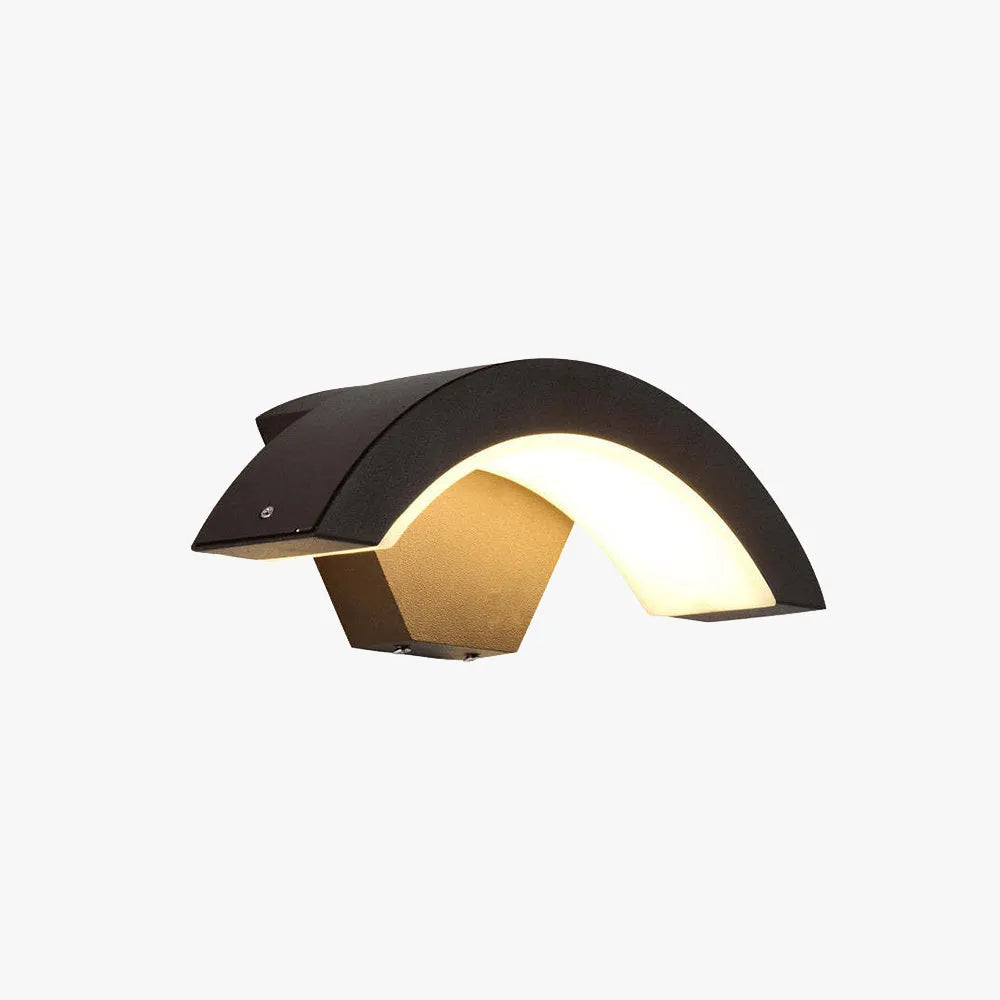Nordic Outdoor Wall Light Metal Motion Sensor Waterproof 1