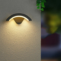Nordic Outdoor Wall Light Metal Motion Sensor Waterproof 2