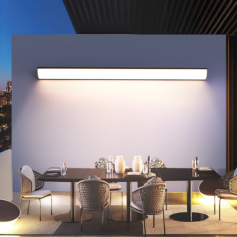 Outdoor Wall Light Aluminium Linear LED IP65 Waterproof Warm Neutral and White Garden Patio Fence 2