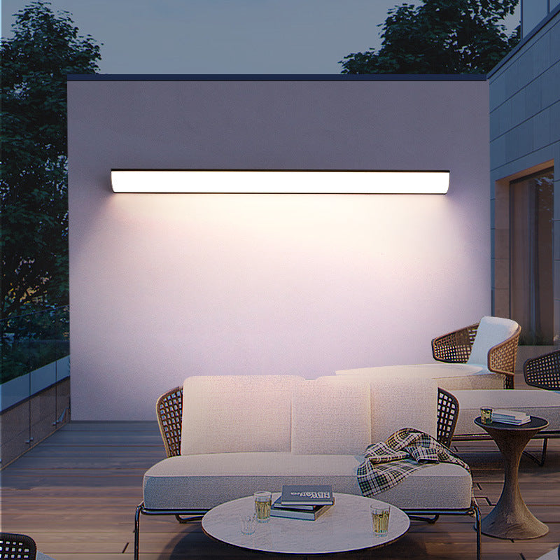 Outdoor Wall Light Aluminium Linear LED IP65 Waterproof Warm Neutral and White Garden Patio Fence 9