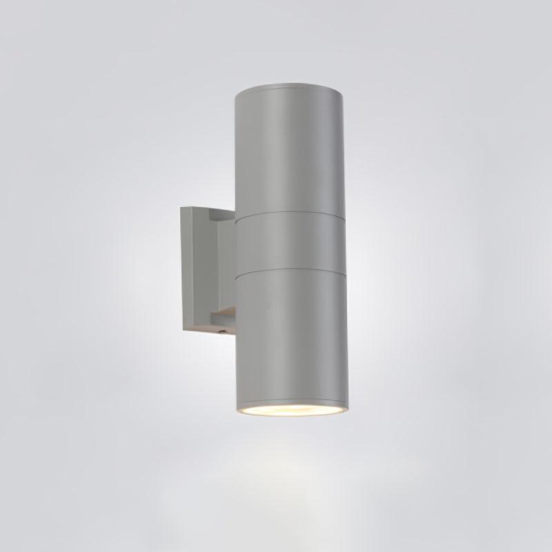 Outdoor Wall Light Up and Down Integrated LED IP44 White Black and Grey Hardwired Garden Patio 10