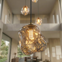 Scandinavian Chandelier Alloy Adjustable Height Modern Light 2
