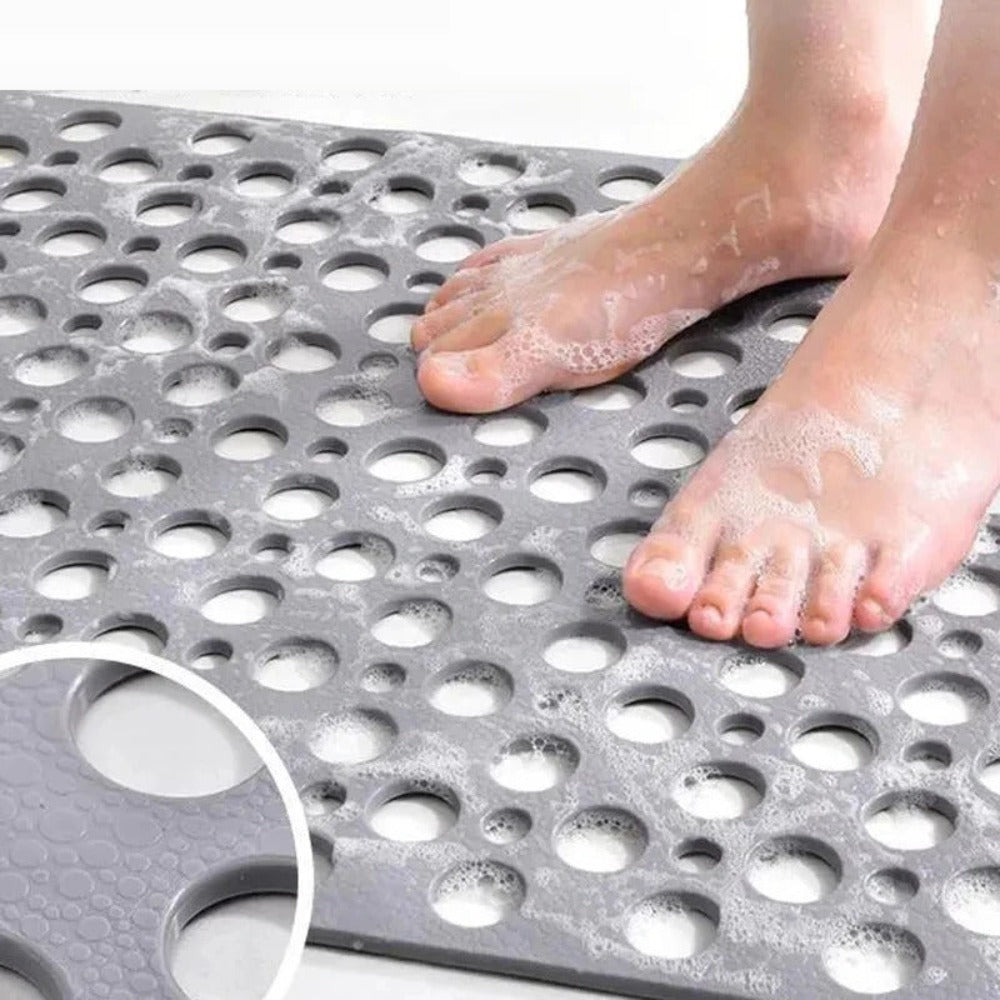 Aldersteel Anti-Slip Suction Shower Mat – TPE Safety Bathroom Floor Mat