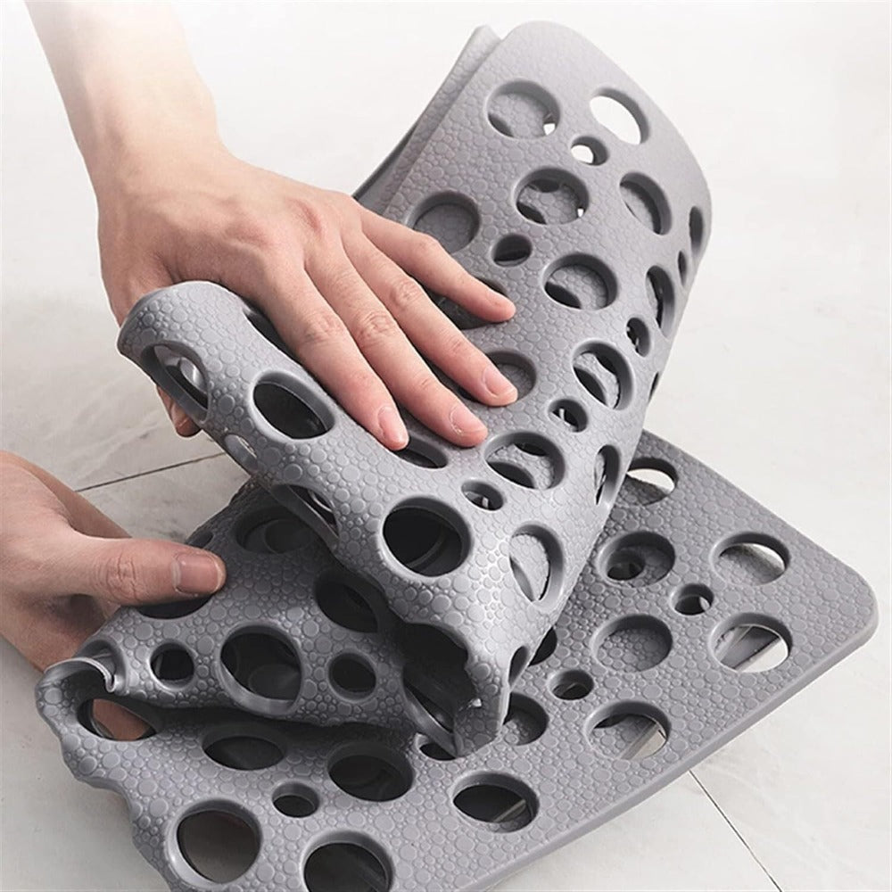 Aldersteel Anti-Slip Suction Shower Mat – TPE Safety Bathroom Floor Mat