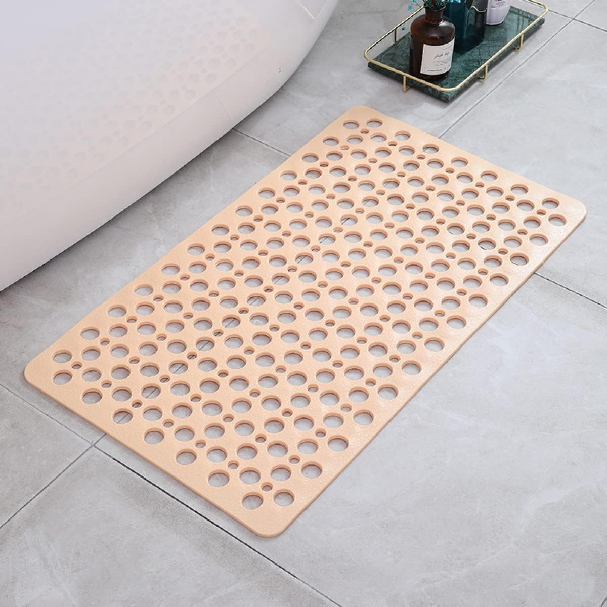 Aldersteel Anti-Slip Suction Shower Mat – TPE Safety Bathroom Floor Mat
