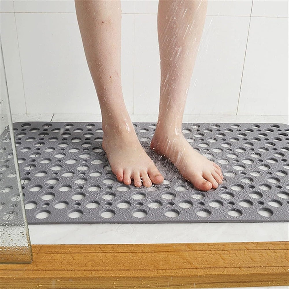 Aldersteel Anti-Slip Suction Shower Mat – TPE Safety Bathroom Floor Mat