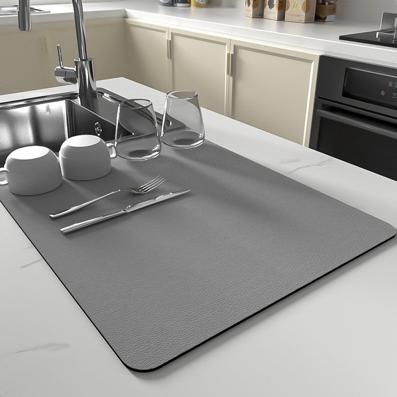 Aldersteel Silicone Dish Drying Mat – Heat Resistant Kitchen Counter Mat