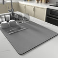 Aldersteel Silicone Dish Drying Mat – Heat Resistant Kitchen Counter Mat