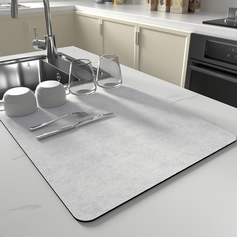 Aldersteel Silicone Dish Drying Mat – Heat Resistant Kitchen Counter Mat